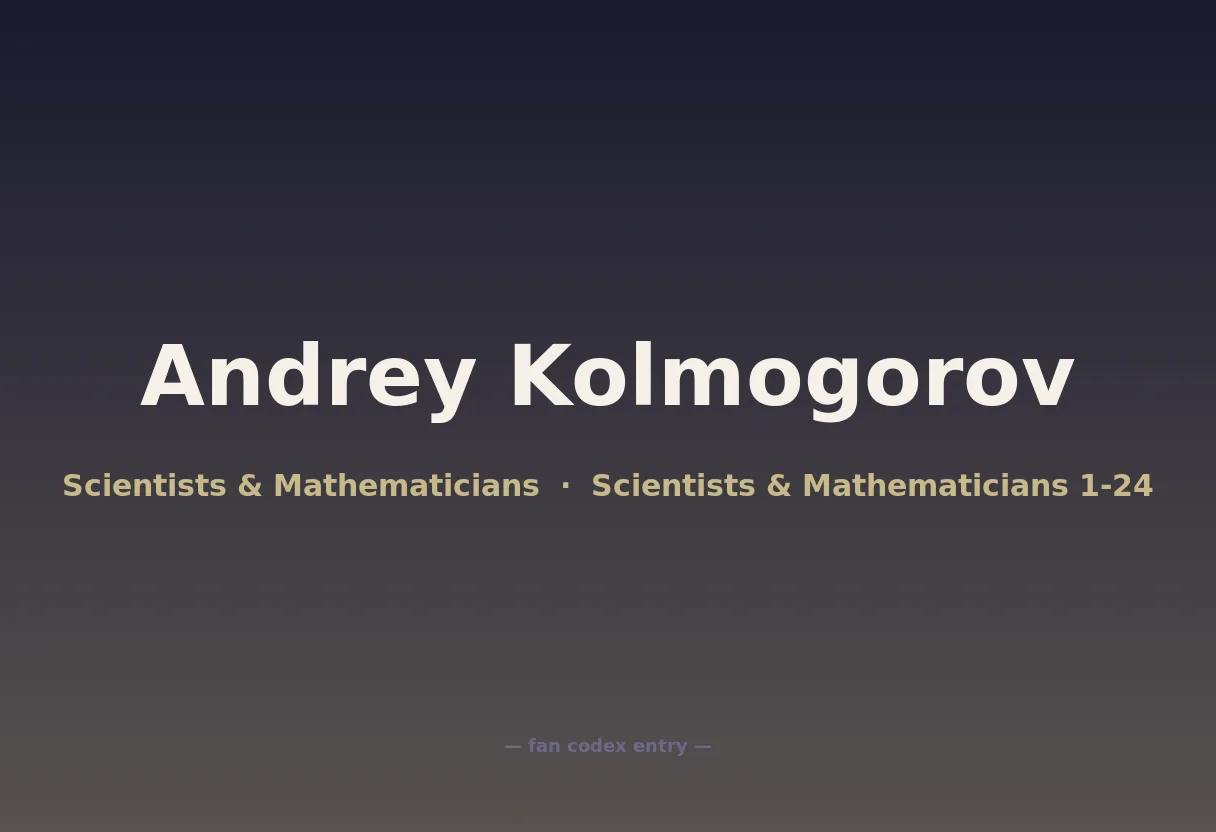 Andrey Kolmogorov