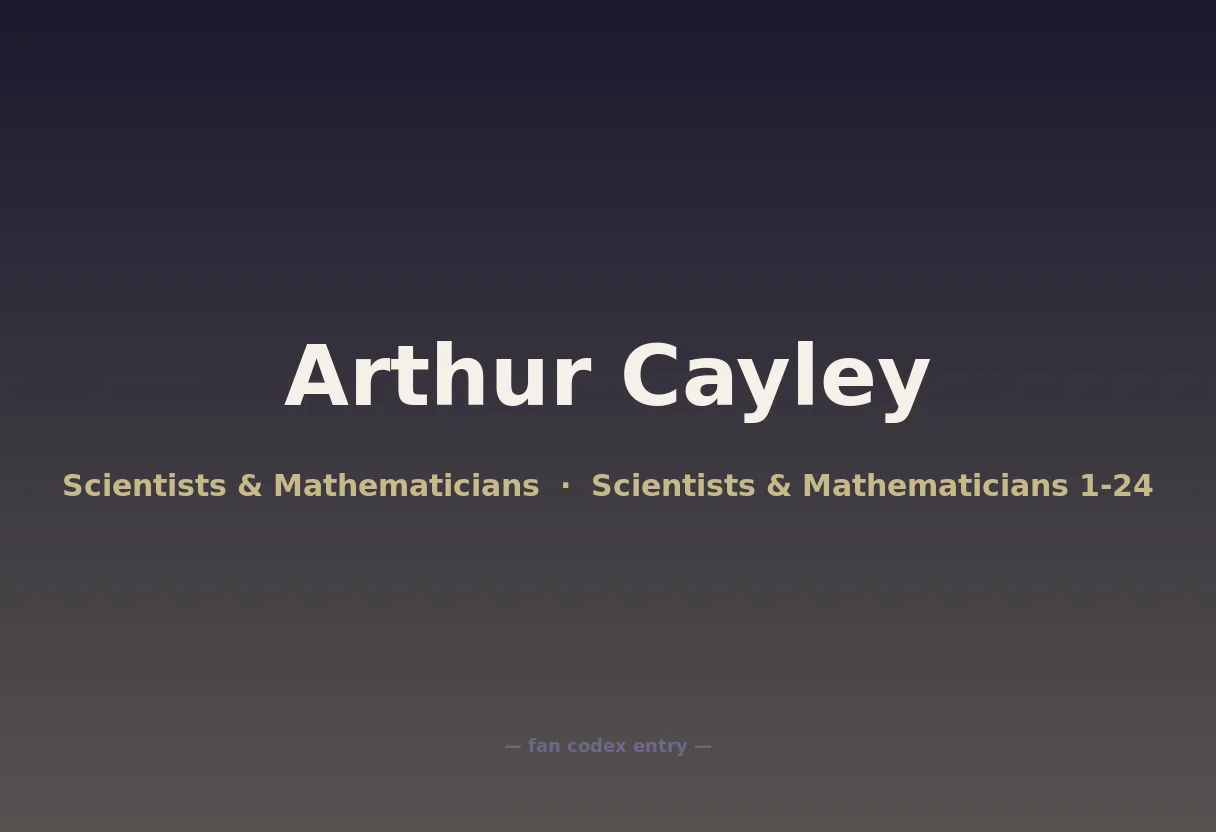 Arthur Cayley