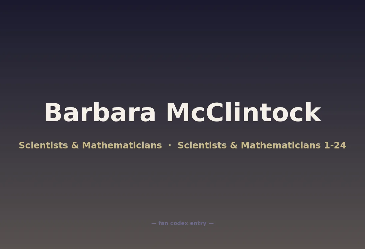 Barbara McClintock