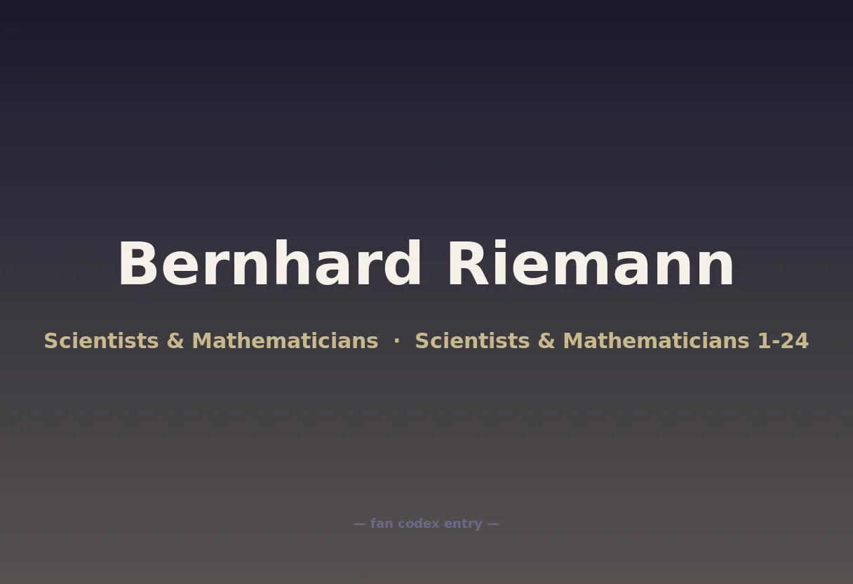 Bernhard Riemann