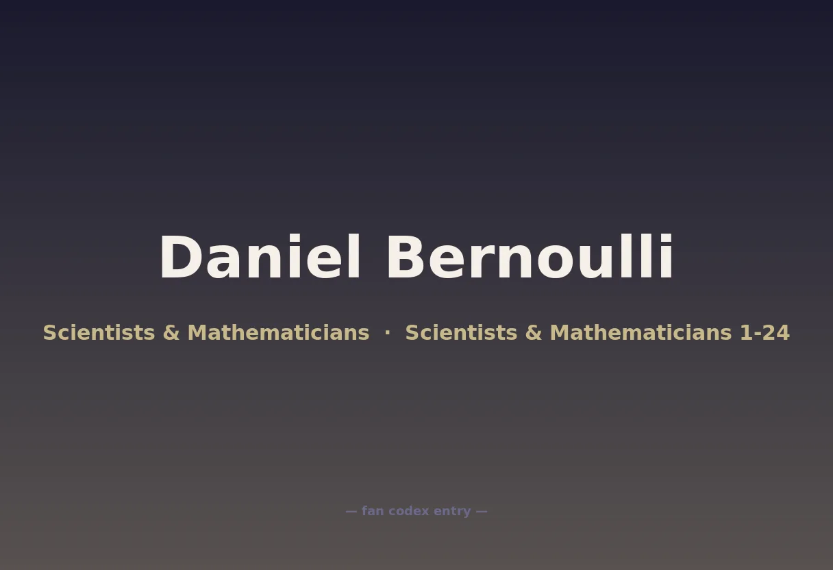 Daniel Bernoulli