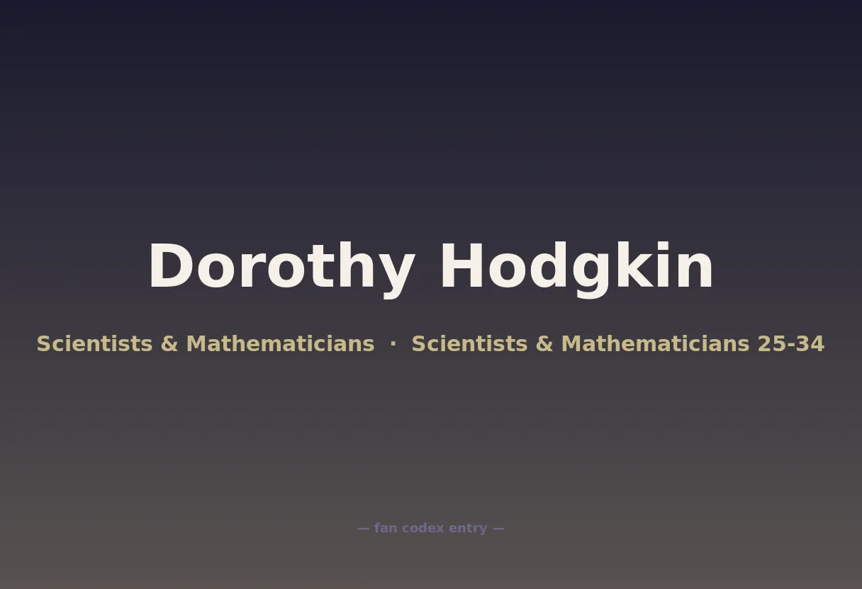 Dorothy Hodgkin