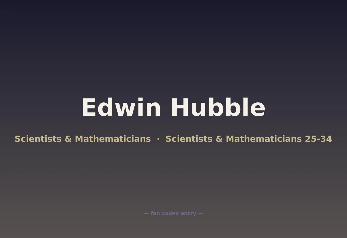 Edwin Hubble