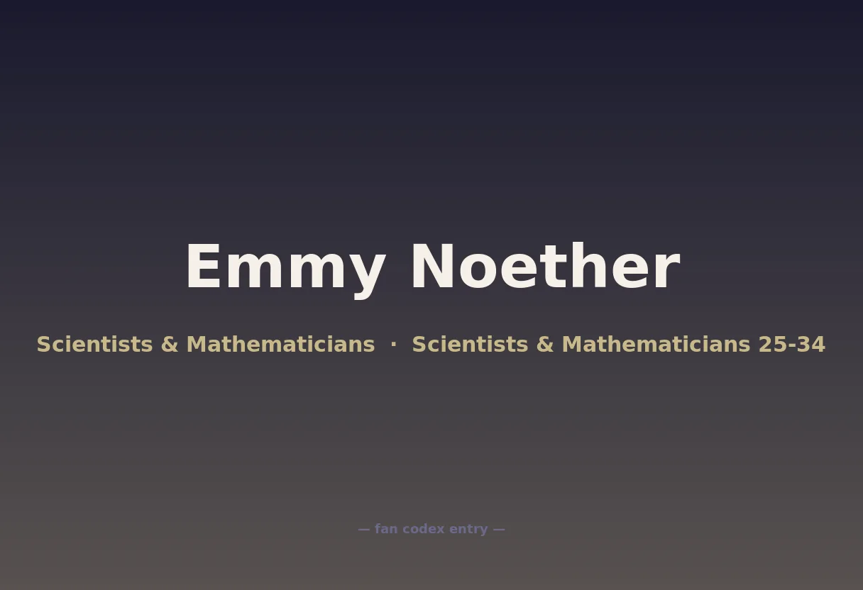 Emmy Noether