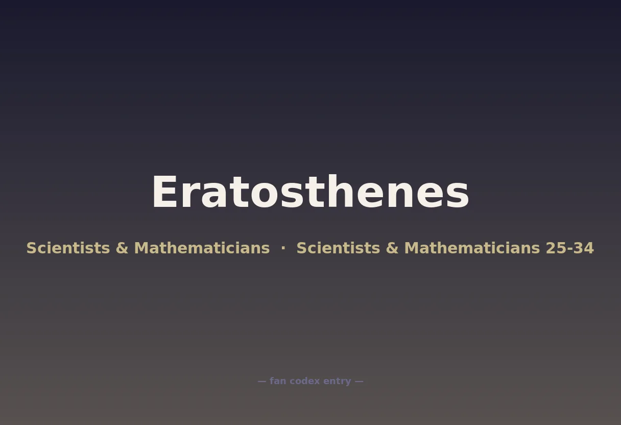 Eratosthenes