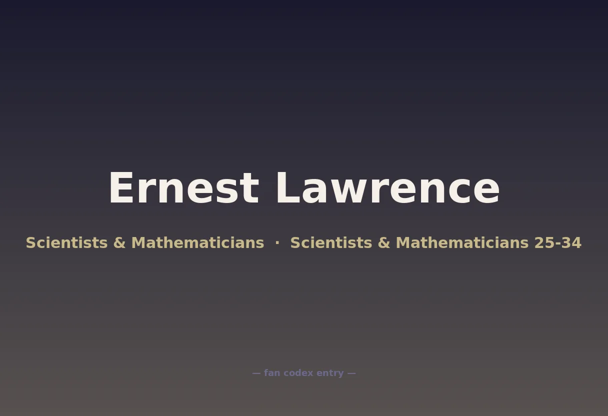 Ernest Lawrence